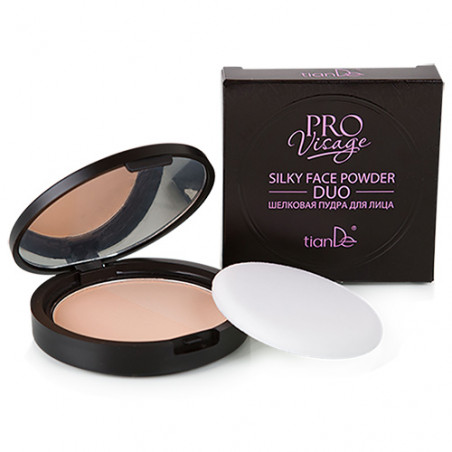 Silky face powder Duo