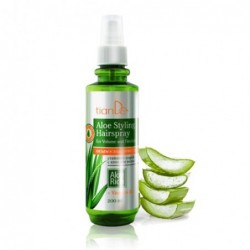 "Aloe Styling Hairspray" for volume and flexibility