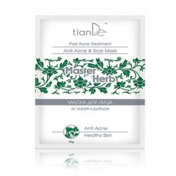 Anti-acne and scars face cleansing mask "Master Herb"