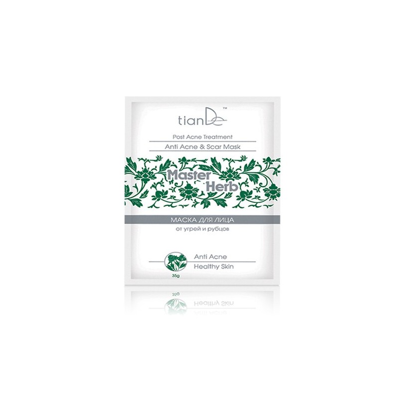 Anti-acne and scars face cleansing mask "Master Herb"