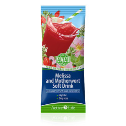 Melissa and motherwort soft drink