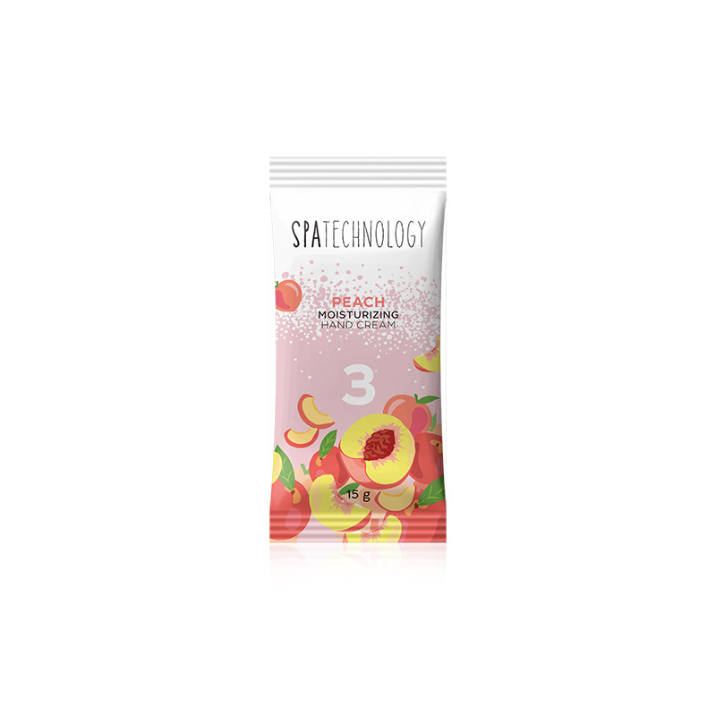 Peach moisturizing hand cream