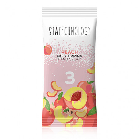 Peach moisturizing hand cream