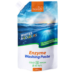 Enzyme washing paste