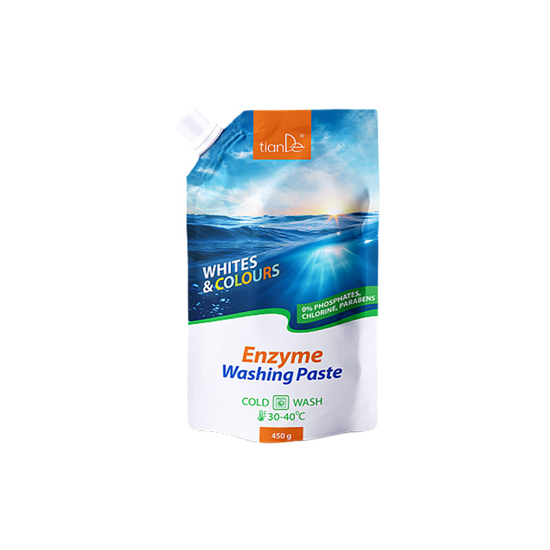 Enzyme washing paste